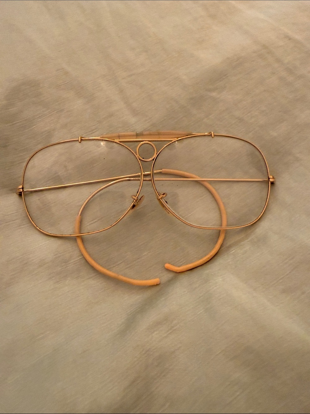 Vintage B&L Ray-Ban Shooter Aviator Glasses